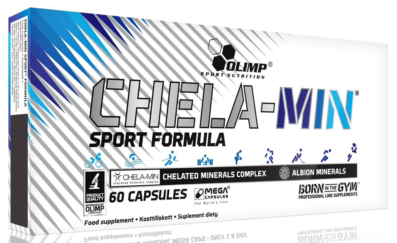 Витамины и минералы Olimp Chela-Min Sport Formula, 60 капсул,  ml, NZMP. Vitamins and minerals. General Health Immunity enhancement 