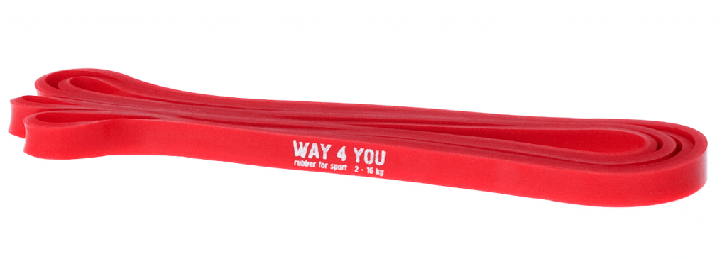 Way4you Резинова петля для тренування Way4You (2 - 16 кг) Червона, , 