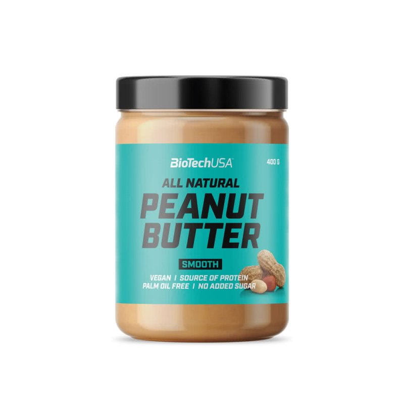 Заменитель питания BioTech Peanut Butter, 400 грамм - Smooth,  мл, BioTech. Заменитель питания. 