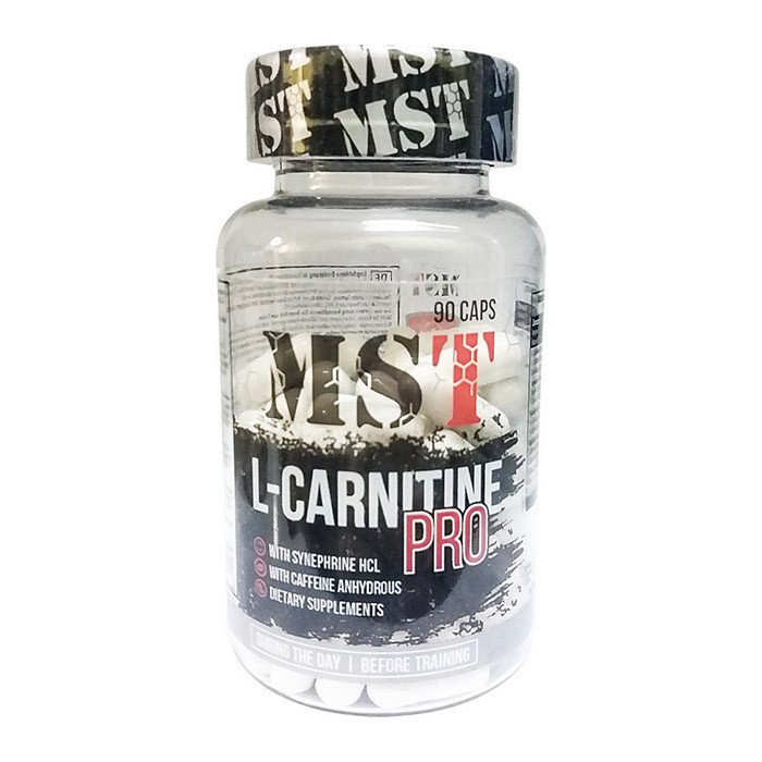 Л-карнитин MST L-Carnitine PRO (90 капс) мст,  мл, MST Nutrition. L-карнитин. Снижение веса Поддержание здоровья Детоксикация Стрессоустойчивость Снижение холестерина Антиоксидантные свойства 