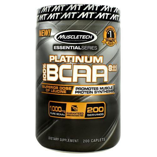 MuscleTech Platinum BCAA 8:1:1 200 капс Без вкуса,  ml, MuscleTech. BCAA. Weight Loss recuperación Anti-catabolic properties Lean muscle mass 