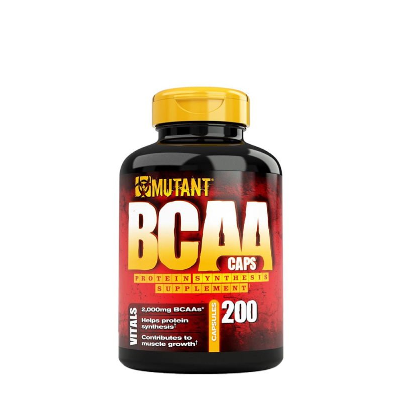 BCAA Mutant BCAA, 200 капсул,  мл, Mutant. BCAA. Снижение веса Восстановление Антикатаболические свойства Сухая мышечная масса 