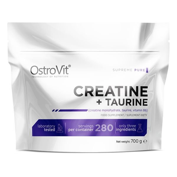 Креатин OstroVit Creatine + Taurine, 700 грамм,  ml, OstroVit. Сreatina. Mass Gain Energy & Endurance Strength enhancement 