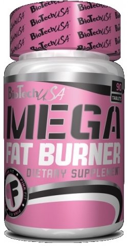 ​Mega Fat Burner, 90 шт, BioTech. L-карнитин. Снижение веса Поддержание здоровья Детоксикация Стрессоустойчивость Снижение холестерина Антиоксидантные свойства 