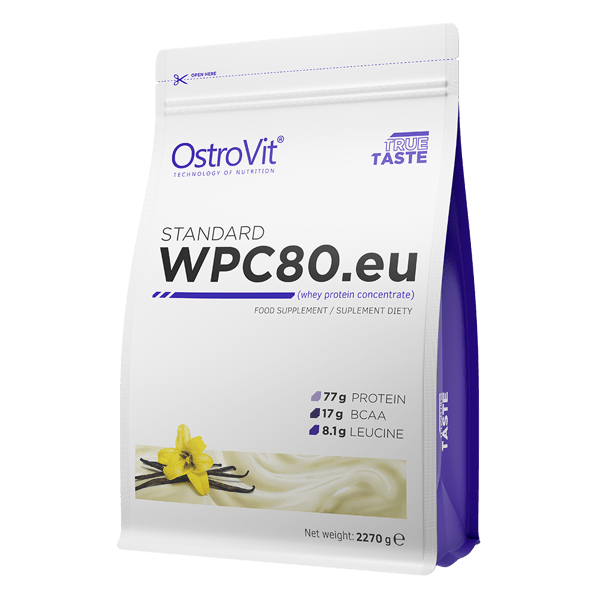 OstroVit Сывороточный протеин концентрат OstroVit Standard WPC 80 (2,27 кг) островит Vanilla, , 