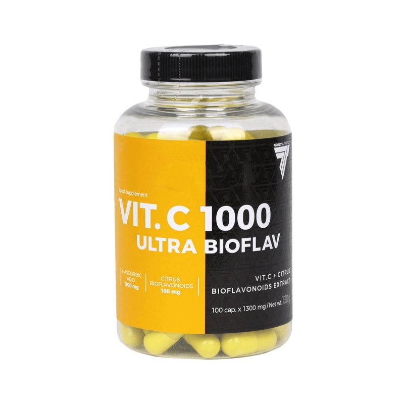 Витамины и минералы Trec Nutrition Vit.C Ultra Bioflav, 100 капсул, СРОК 07.22,  мл, Trec Nutrition. Витамины и минералы. Поддержание здоровья Укрепление иммунитета 