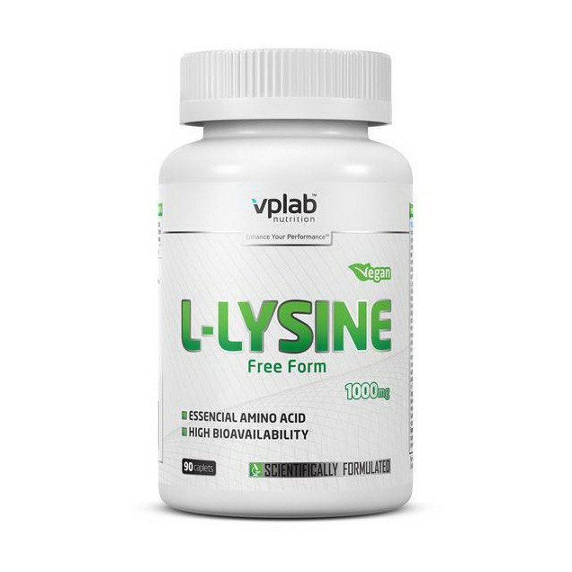 Лизин VP Laboratory L-Lysine 1000 mg (90 таб) вп лаб ,  мл, VPLab. Лизин. 