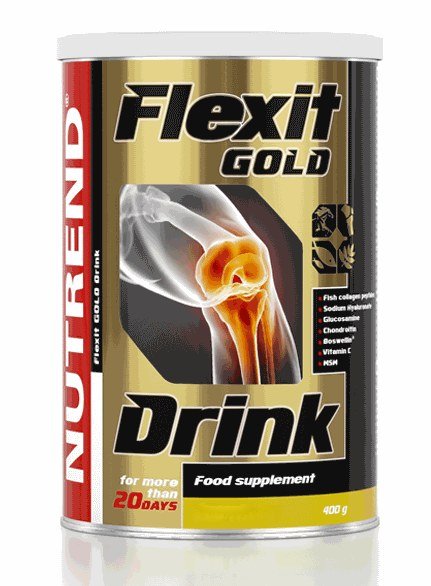 Для суставов и связок Nutrend Flexit Gold Drink , 400 грамм Апельсин,  ml, Nutrend. For joints and ligaments. General Health Ligament and Joint strengthening 