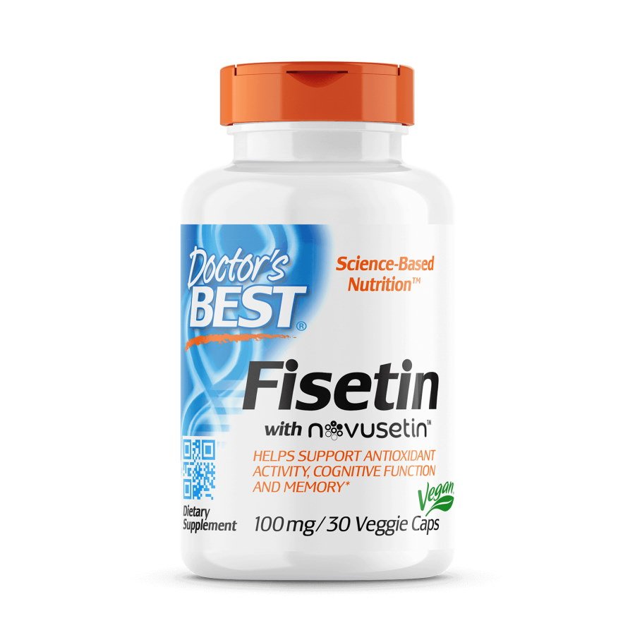Натуральная добавка Doctor's Best Fisetin with Novusetin, 30 вегакапсул,  мл, Doctor's BEST. Hатуральные продукты. Поддержание здоровья 