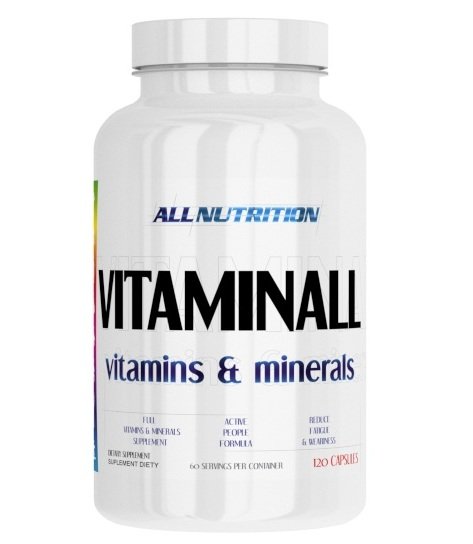 Витамины и минералы AllNutrition VitaminALL Vitamins and Minerals, 120 капсул,  ml, AllNutrition. Vitamins and minerals. General Health Immunity enhancement 