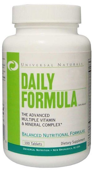 Universal Nutrition  Daily Formula 100 шт. / 100 servings,  мл, Universal Nutrition. Витаминно-минеральный комплекс. Поддержание здоровья Укрепление иммунитета 