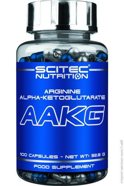 SN AAKG 100 кап,  мл, Scitec Nutrition. Бустер тестостерона. Поддержание здоровья Повышение либидо Aнаболические свойства Повышение тестостерона 