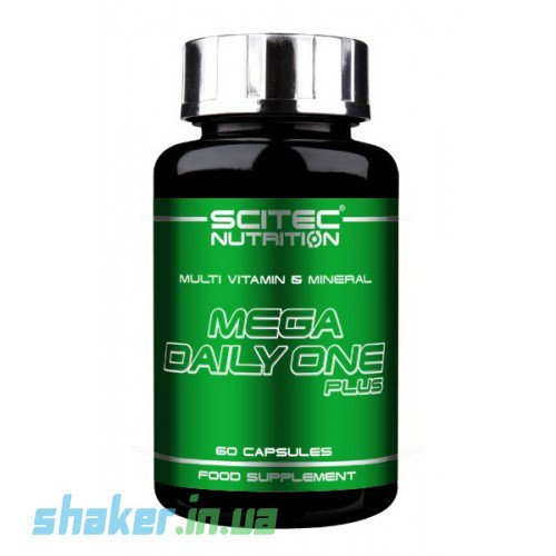 Scitec Nutrition Комплекс витаминов Scitec Nutrition Mega Daily One Plus (60 капс) скайтек дейли ван, , 60 