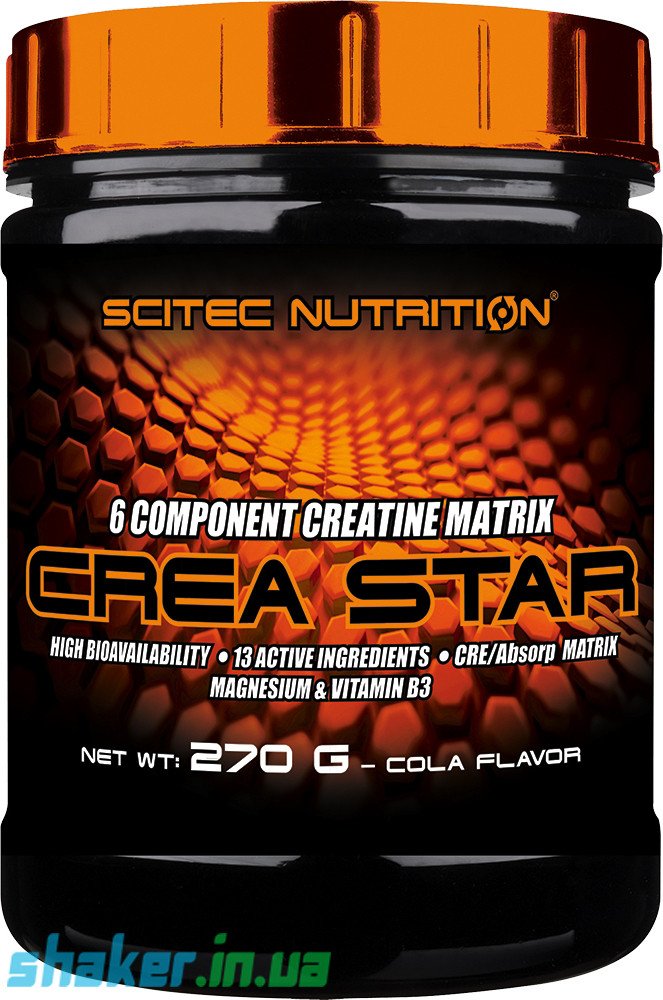 Комплексный креатин Scitec Nutrition Crea Star (270 г) скайтек креа стар cola,  мл, Scitec Nutrition. Разные формы креатина. 