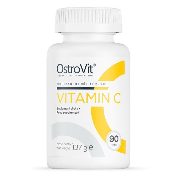 Витамины и минералы OstroVit Vitamin C, 90 таблеток,  ml, OstroVit. Vitamin C. General Health Immunity enhancement 