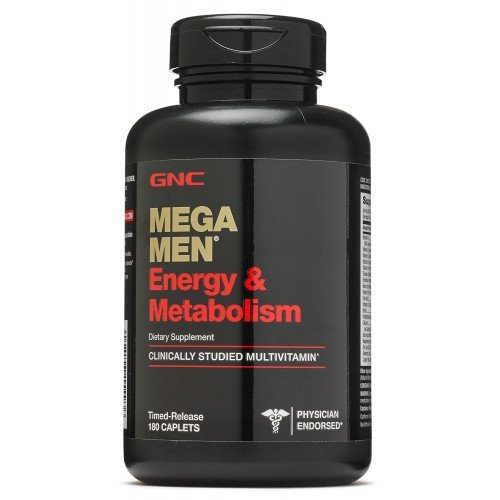 GNC Витамины и минералы GNC Mega Men Energy and Metabolism, 180 каплет, , 