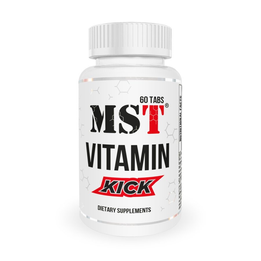Витамины и минералы MST Vitamin KICK, 60 таблеток,  ml, MST Nutrition. Vitamins and minerals. General Health Immunity enhancement 
