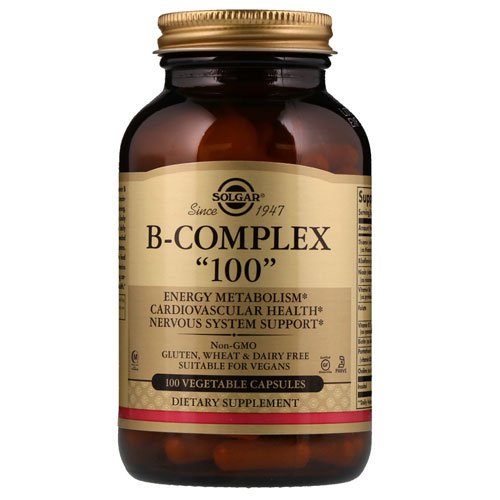 Solgar B-Complex 100 100 таб Без вкуса,  ml, Solgar. Vitamina B. General Health 