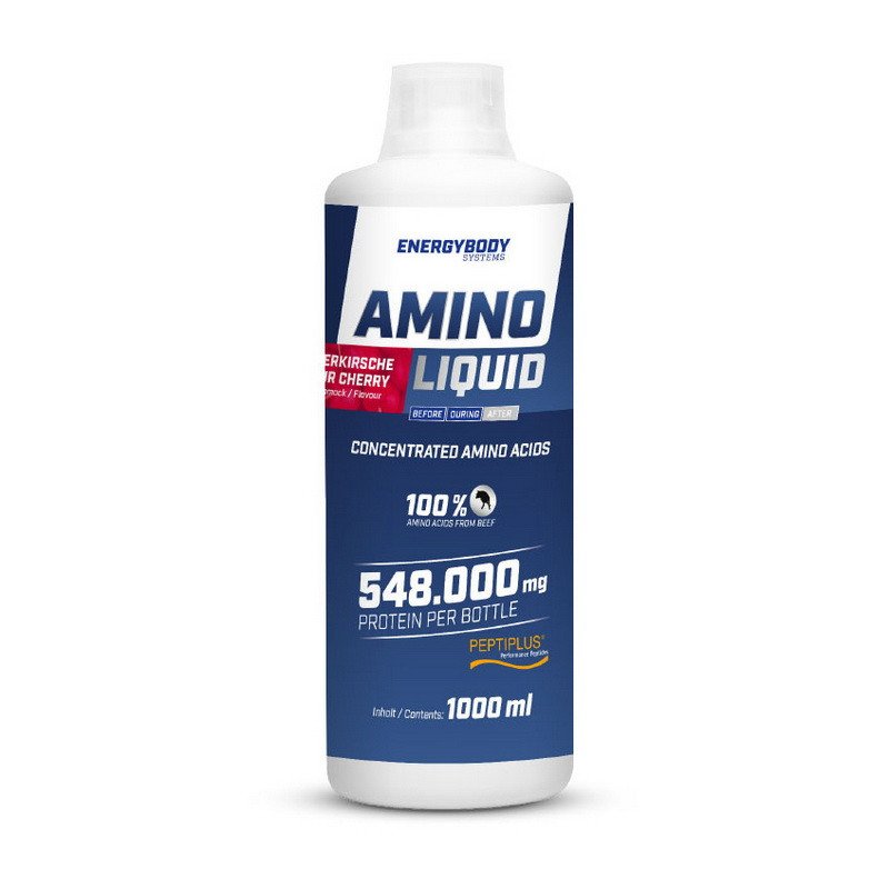 Комплекс аминокислот Energy Body Amino Liquid (1 л) энерджи боди sour cherry,  мл, Energybody. Аминокислотные комплексы. 