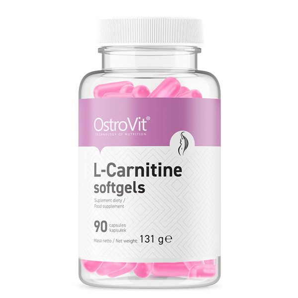 Жиросжигатель OstroVit L-Carnitine softgels, 90 капсул, СРОК 09.21,  ml, OstroVit. Fat Burner. Weight Loss Fat burning 