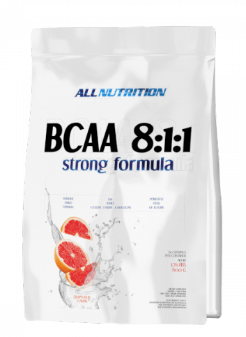 BCAA 8:1:1 Strong Formula , 800 g, AllNutrition. BCAA. Weight Loss recovery Anti-catabolic properties Lean muscle mass 