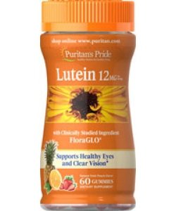 Lutein 12 mg, 60 шт, Puritan's Pride. Лютеин. Поддержание здоровья 