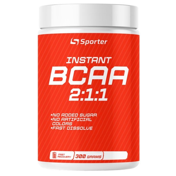 BCAA Sporter Instant BCAA 2:1:1, 300 грамм Диня,  мл, OstroVit. BCAA. Снижение веса Восстановление Антикатаболические свойства Сухая мышечная масса 