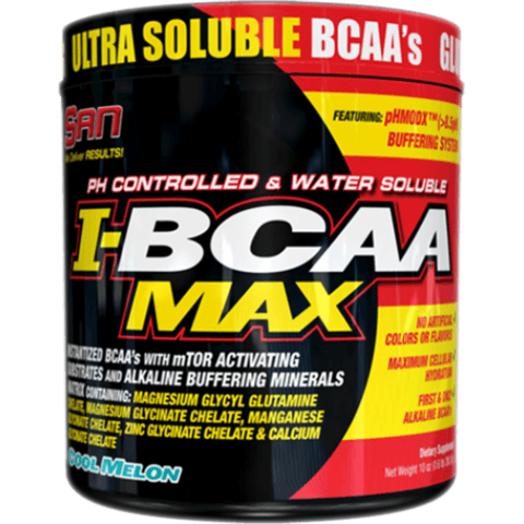 I-BCAA Max, 280 г, San. BCAA. Снижение веса Восстановление Антикатаболические свойства Сухая мышечная масса 