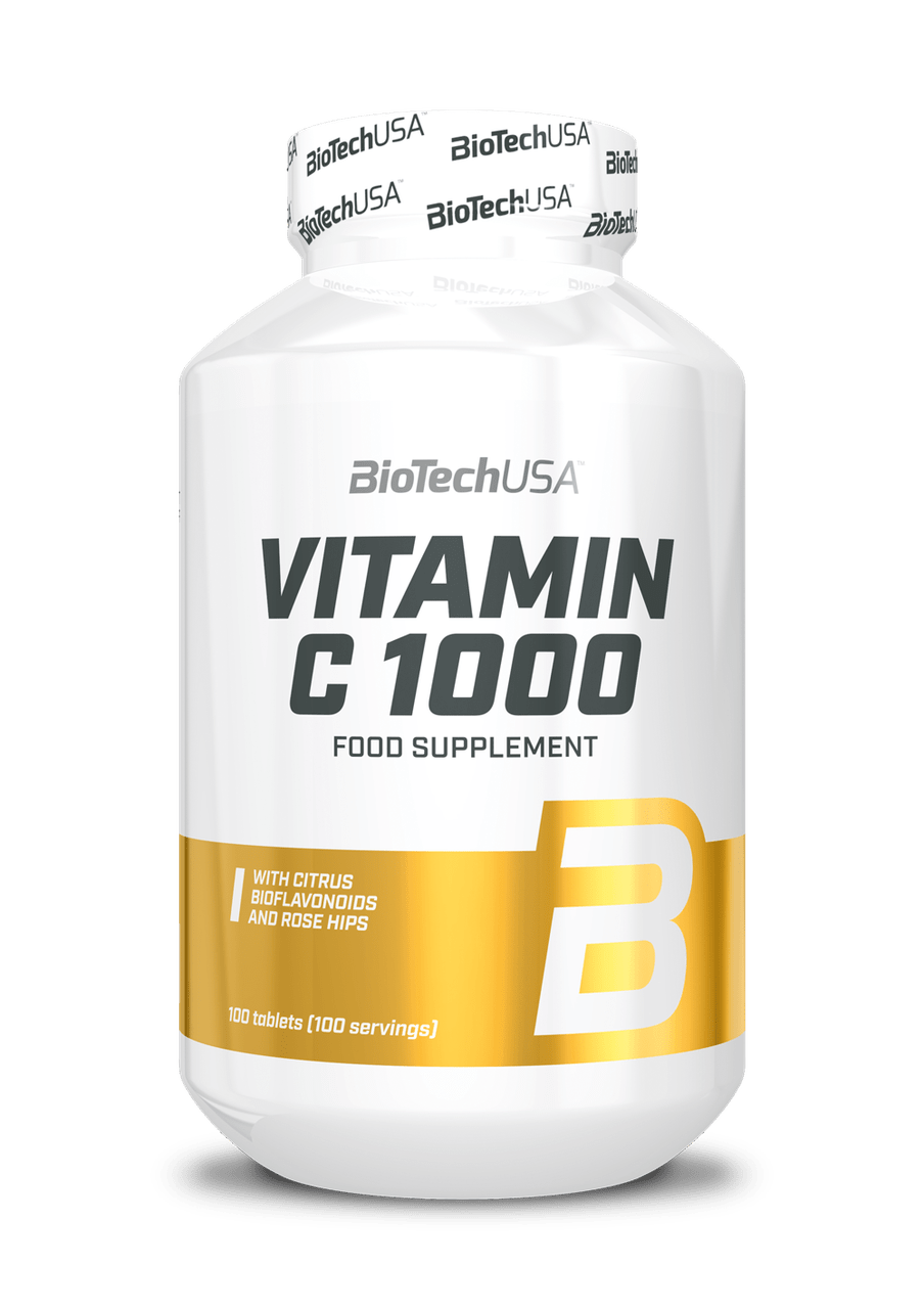 BioTech USA Vitamin C 1000 100 tabs,  ml, BioTech. Vitamin C. General Health Immunity enhancement 