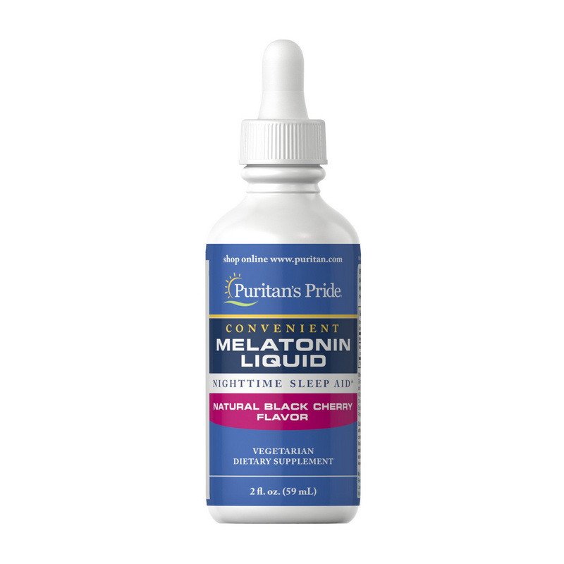 Puritan's Pride Жидкий Мелатонин Melatonin Liquid (59 ml) пуританс прайд, , 59 