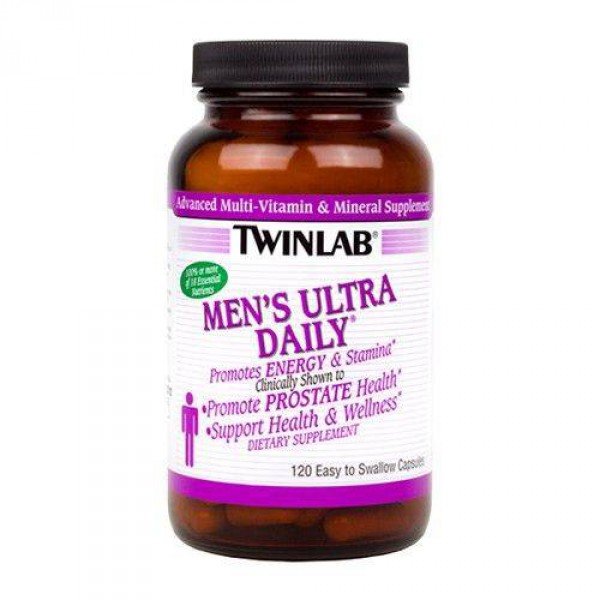 Men's Ultra Daily, 120 шт, Twinlab. Витаминно-минеральный комплекс. Поддержание здоровья Укрепление иммунитета 