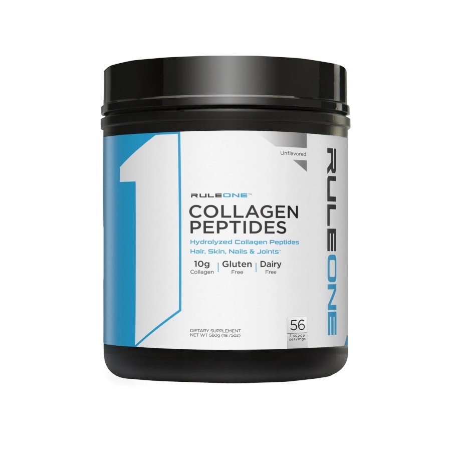 Для суставов и связок Rule 1 Collagen Peptides, 56 порций Натуральный (560 грамм),  мл, Rule One Proteins. Хондропротекторы. Поддержание здоровья Укрепление суставов и связок 