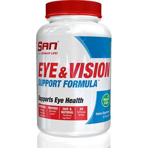 Витамины и минералы SAN Eye and Vision Support Formula, 90 капсул ,  ml, Rule One Proteins. Vitamins and minerals. General Health Immunity enhancement 