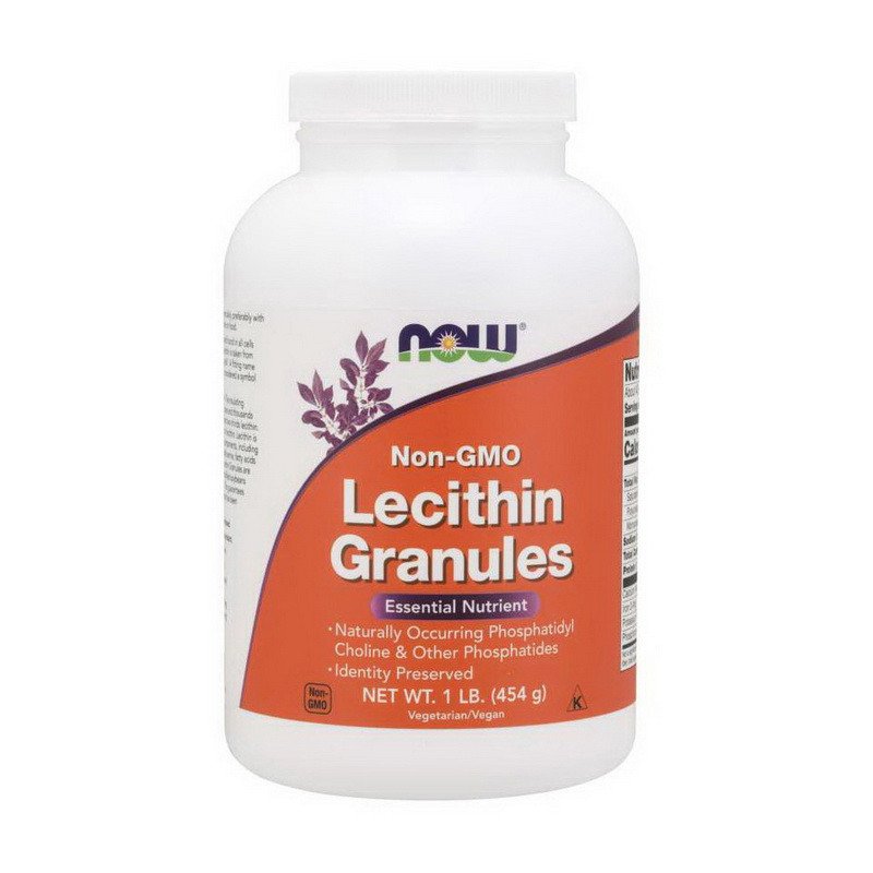 Лецитин Now Foods Lecithin Granules Non-GMO (454 г) нау фудс,  мл, Now. Лецитин. Поддержание здоровья 