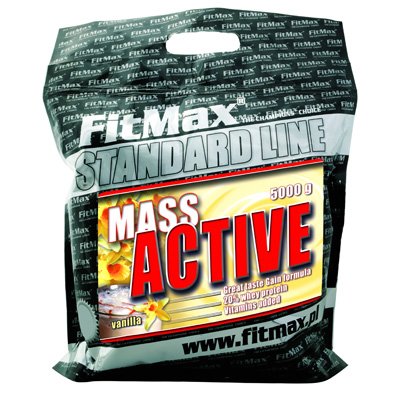 FitMax Mass Active 5 кг Шоколад,  мл, FitMax. Гейнер. Набор массы Энергия и выносливость Восстановление 