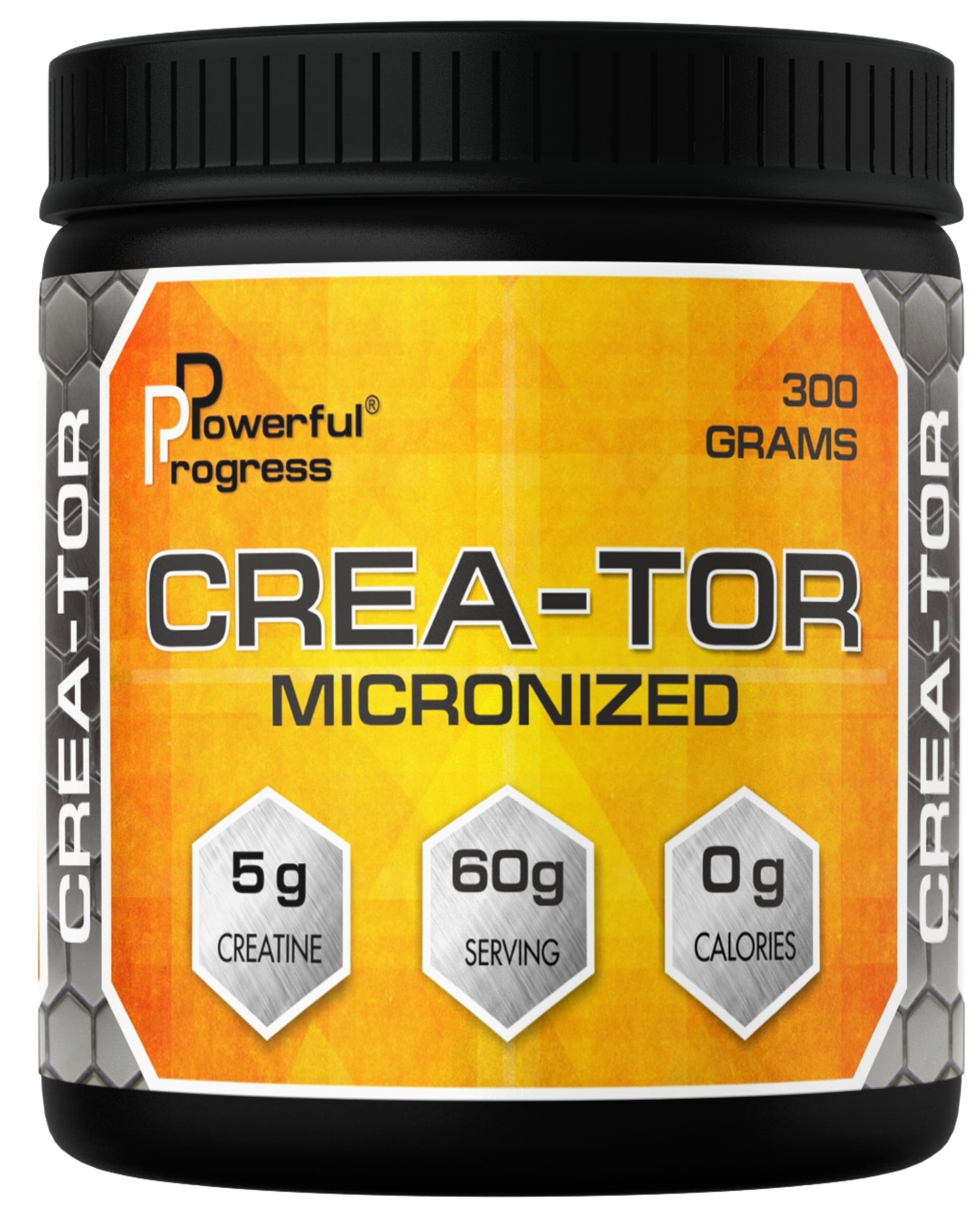 Crea-Tor Micronized, 300 g, Powerful Progress. Monohidrato de creatina. Mass Gain Energy & Endurance Strength enhancement 