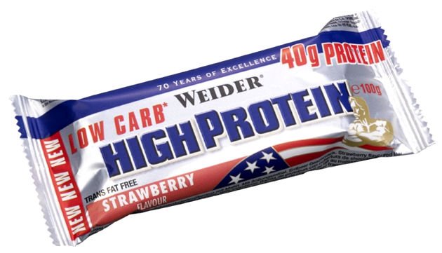 Low Carb High Protein Bar, 100 г, Weider. Батончик. 