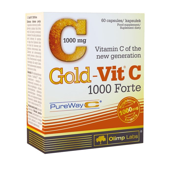 Витамины и минералы Olimp Gold-Vit C 1000 Forte, 60 капсул,  ml, Olimp Labs. Vitaminas y minerales. General Health Immunity enhancement 