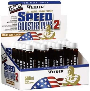 Speed Booster Plus 2, 500 ml, Weider. Energía. Energy & Endurance 