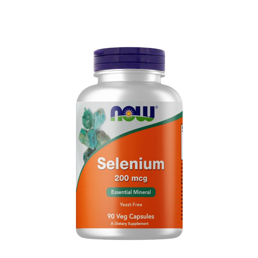 Витамины и минералы NOW Selenium 200 mcg, 90 вегакапсул,  мл, Now. Витамины и минералы. Поддержание здоровья Укрепление иммунитета 