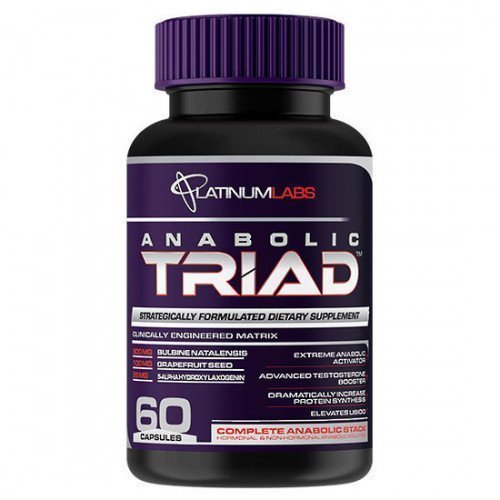 Platinum Labs Anabolic Triad от  60 шт. / 30 servings,  мл, Platinum Labs. Бустер тестостерона. Поддержание здоровья Повышение либидо Aнаболические свойства Повышение тестостерона 