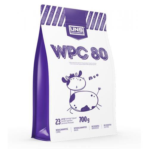 UNS WPC 80 750 г Малина,  ml, UNS. Whey Concentrate. Mass Gain recovery Anti-catabolic properties 