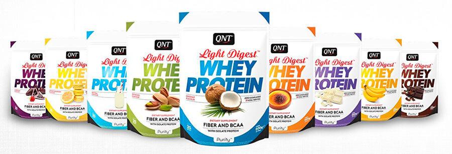 QNT QNT Light Digest Whey Protein 500 г - Coco, , 0.5 