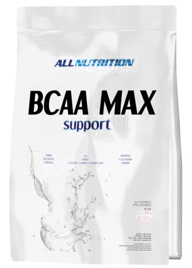 BCAA AllNutrition BCAA Max Support, 1 кг Лимон,  ml, AllNutrition. BCAA. Weight Loss recovery Anti-catabolic properties Lean muscle mass 