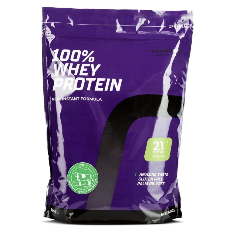 Протеин Progress Nutrition 100% Whey Protein, 1.84 кг Фисташка,  мл, Progress Nutrition. Протеин. Набор массы Восстановление Антикатаболические свойства 