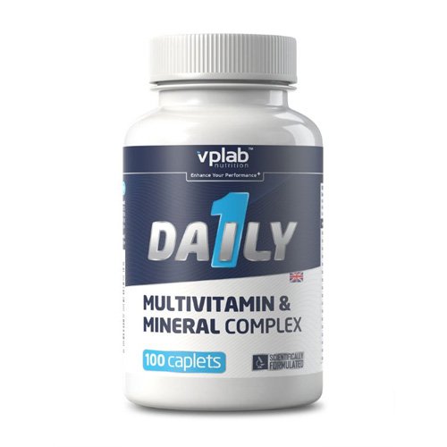 VPLab Daily 1 Multivitamin 100 таб Без вкуса,  ml, VP Lab. Vitaminas y minerales. General Health Immunity enhancement 