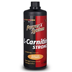 L-Carnitin Strong, 1000 мл, Power System. L-карнитин. Снижение веса Поддержание здоровья Детоксикация Стрессоустойчивость Снижение холестерина Антиоксидантные свойства 