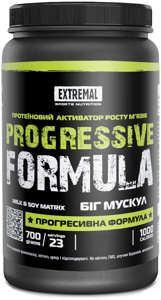 Протеин Extremal Progressive formula 700 г Экзотик шейк,  мл, Extremal. Протеин. Набор массы Восстановление Антикатаболические свойства 