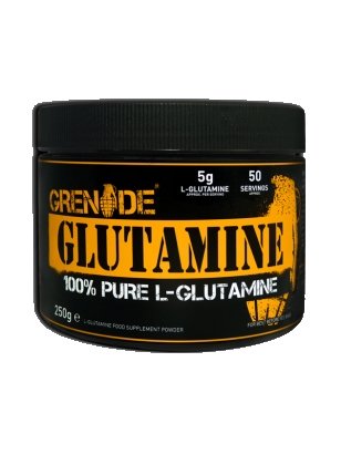 Essential Glutamine, 250 г, Grenade. Глютамин. Набор массы Восстановление Антикатаболические свойства 