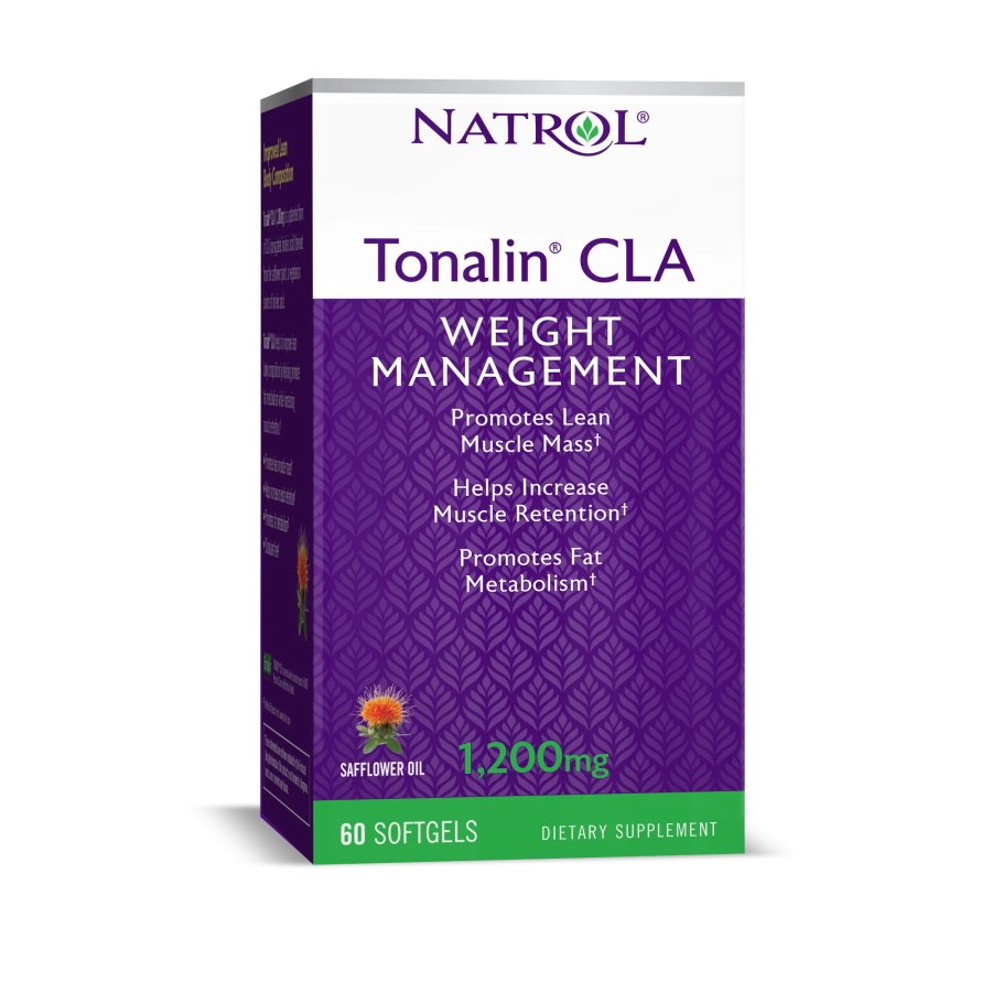 Жиросжигатель Natrol Tonalin CLA 1200 mg, 60 капсул,  мл, Natrol. Жиросжигатель. Снижение веса Сжигание жира 